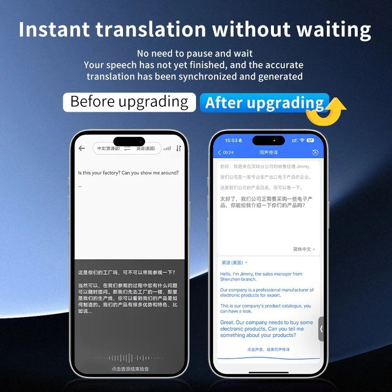 T3 Translator 140 Language Translation Device, AI Two-way Real-time Voice Instant Translation, Can Be Used for Business Travel