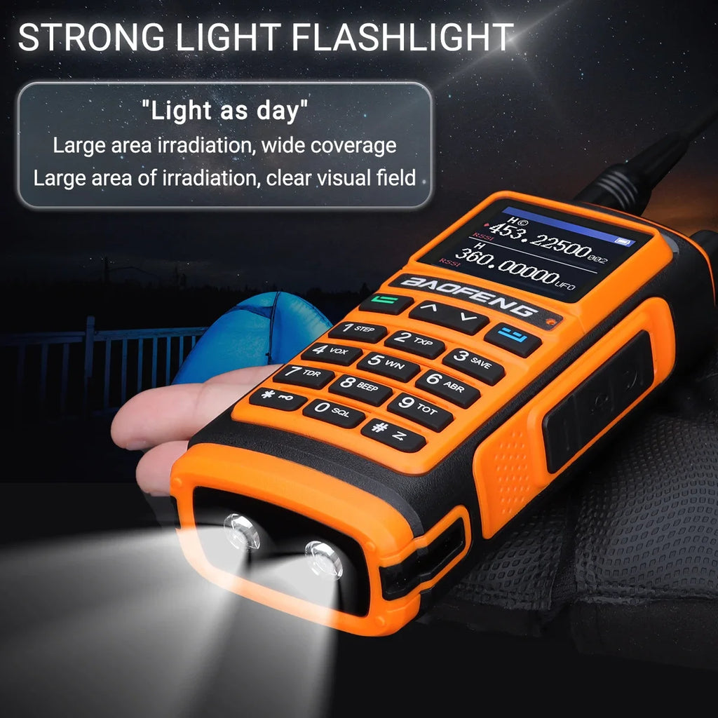 Baofeng UV17 Air Band Walkie Talkie 999 CH Draadloze kopieerfrequentie NOAA Zes bands Amateur Ham Tweerichtingsradio voor