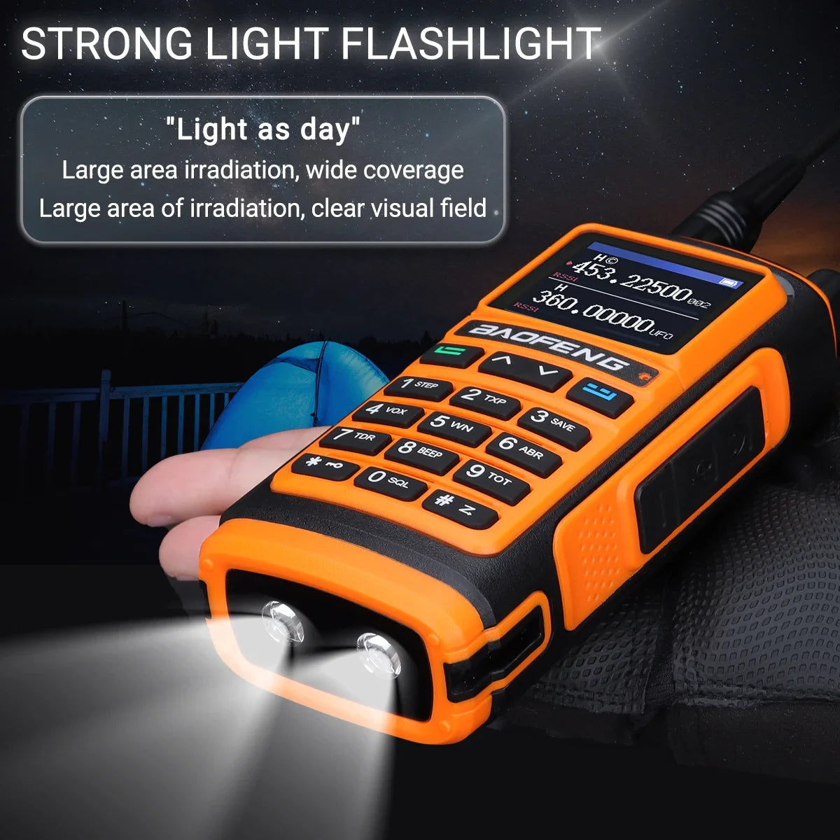 Baofeng UV17 Air Band Walkie Talkie 999 CH Draadloze kopieerfrequentie NOAA Zes bands Amateur Ham Tweerichtingsradio voor