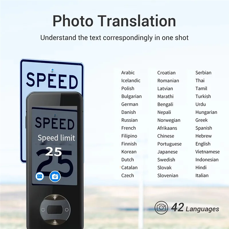 Intelligent Translator W10 144 Languages Instant Offline Translator For Travel And Business