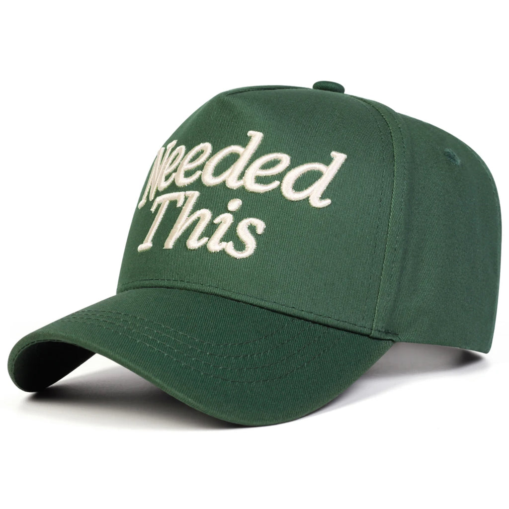 Unisex NEEDED THIS Letter Embroidery Baseball Caps Spring Autumn Outdoor Adjustable Casual Hats Sunscreen Hat Sports Cap