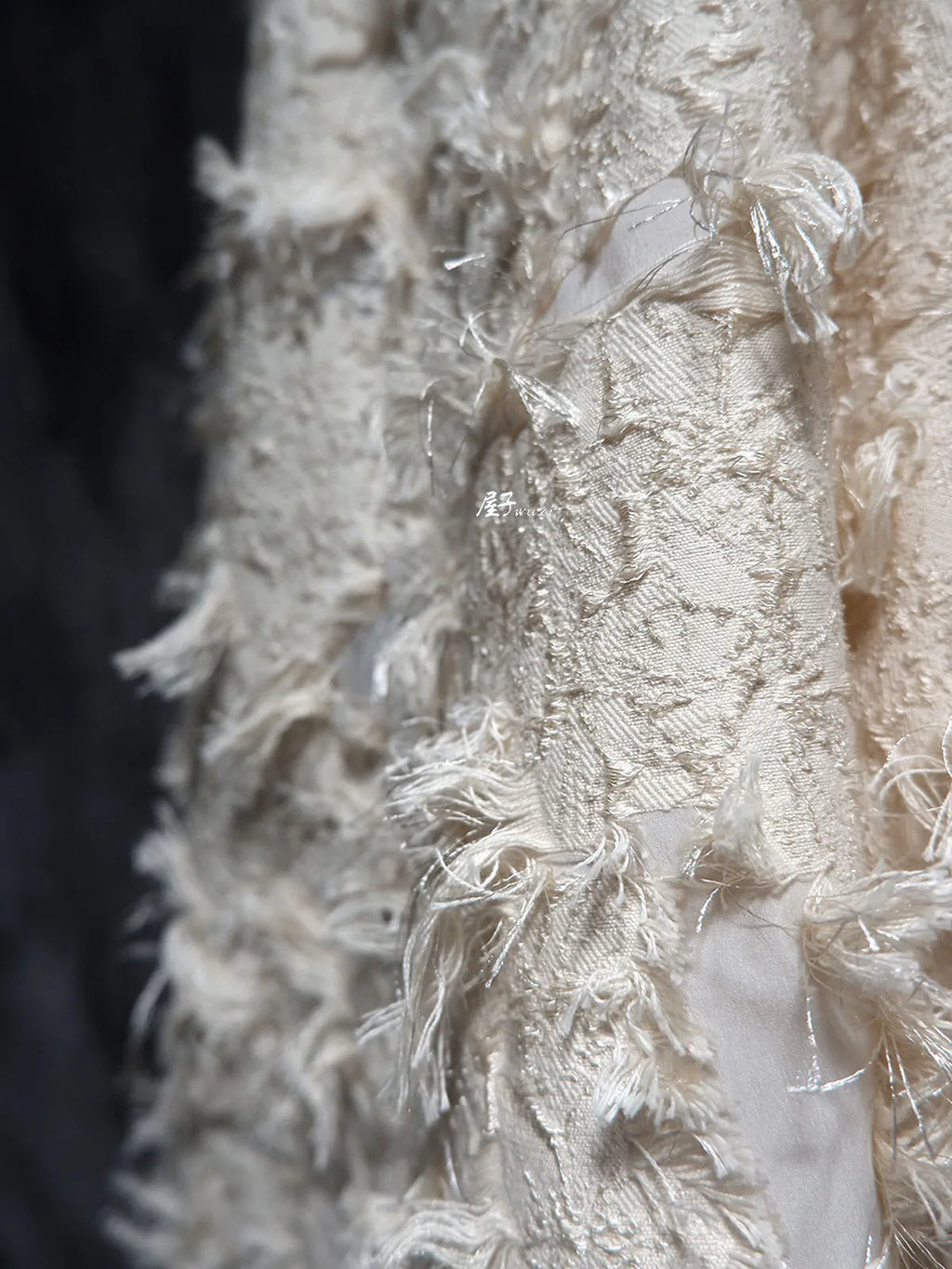 Jacquard Woven Fabric Mixed Tassels for Clothing Outerwear Designer Cloth Apparel for Diy Sewing Nylon Polyester Cotton Material