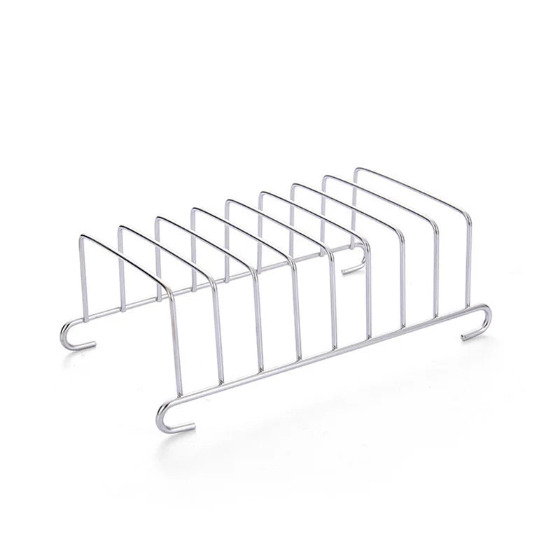 Stainless Steel Toast And Bread Rack Rectangle Food Display Tool For Air Fryer Accessories Food Tool Toast Rack For Kitchen