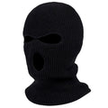3Holes Winter Warm Unisex Balaclava Mask Hat Embroidery Full Face Mask Knitted Cycling Ski Snowboard Hat Cap Hip Hop Beanie Gift