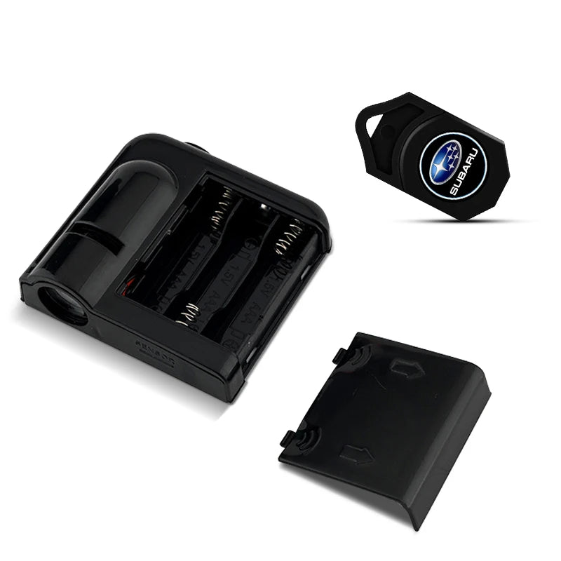 LED Car Door Welcome Light Decoration Light Car Badge logo For Subaru Legacy LEVORG WRX Outback XV Forester Ascent Exiga Tribeca
