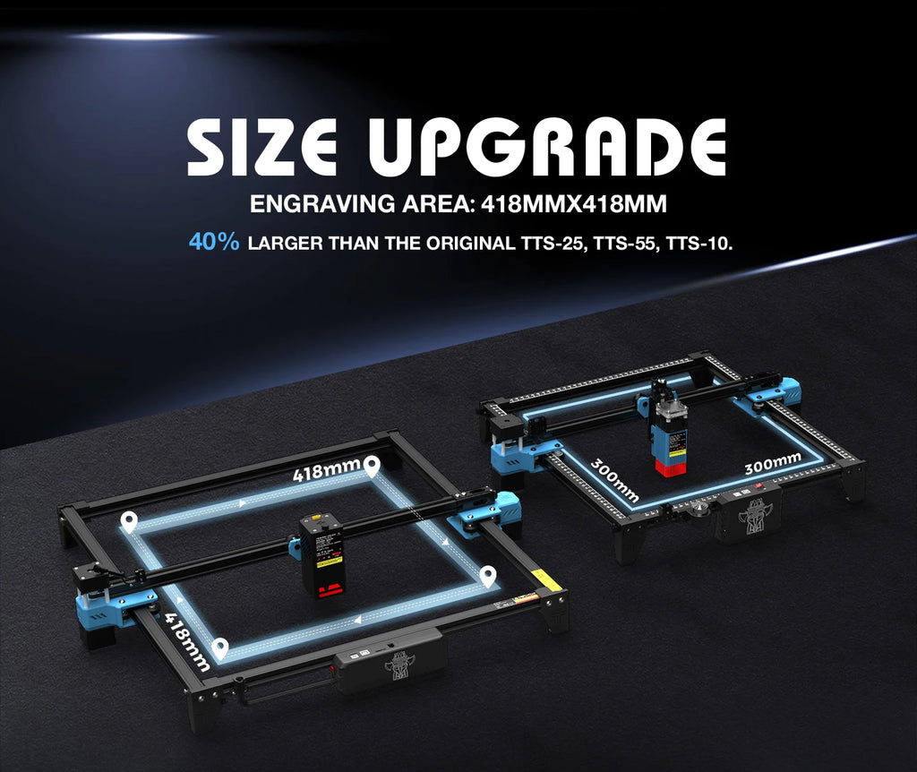 Twotrees TTS-20 pro Laser Engraving Machine ESP32 Master Control Multiple Materials DIY Wood Laser Engraver Cutting Machines