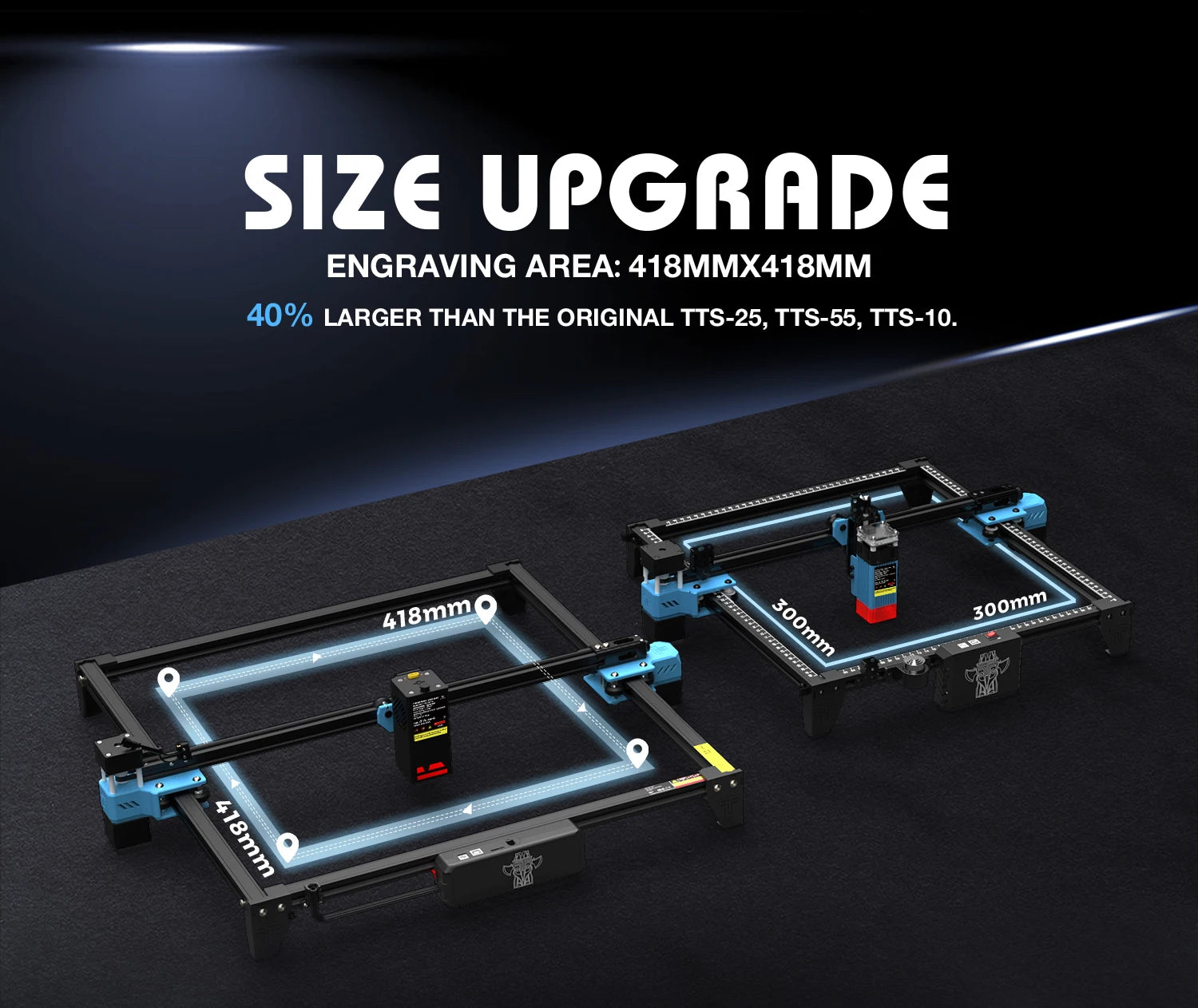 Twotrees TTS-20 pro Laser Engraving Machine ESP32 Master Control Multiple Materials DIY Wood Laser Engraver Cutting Machines