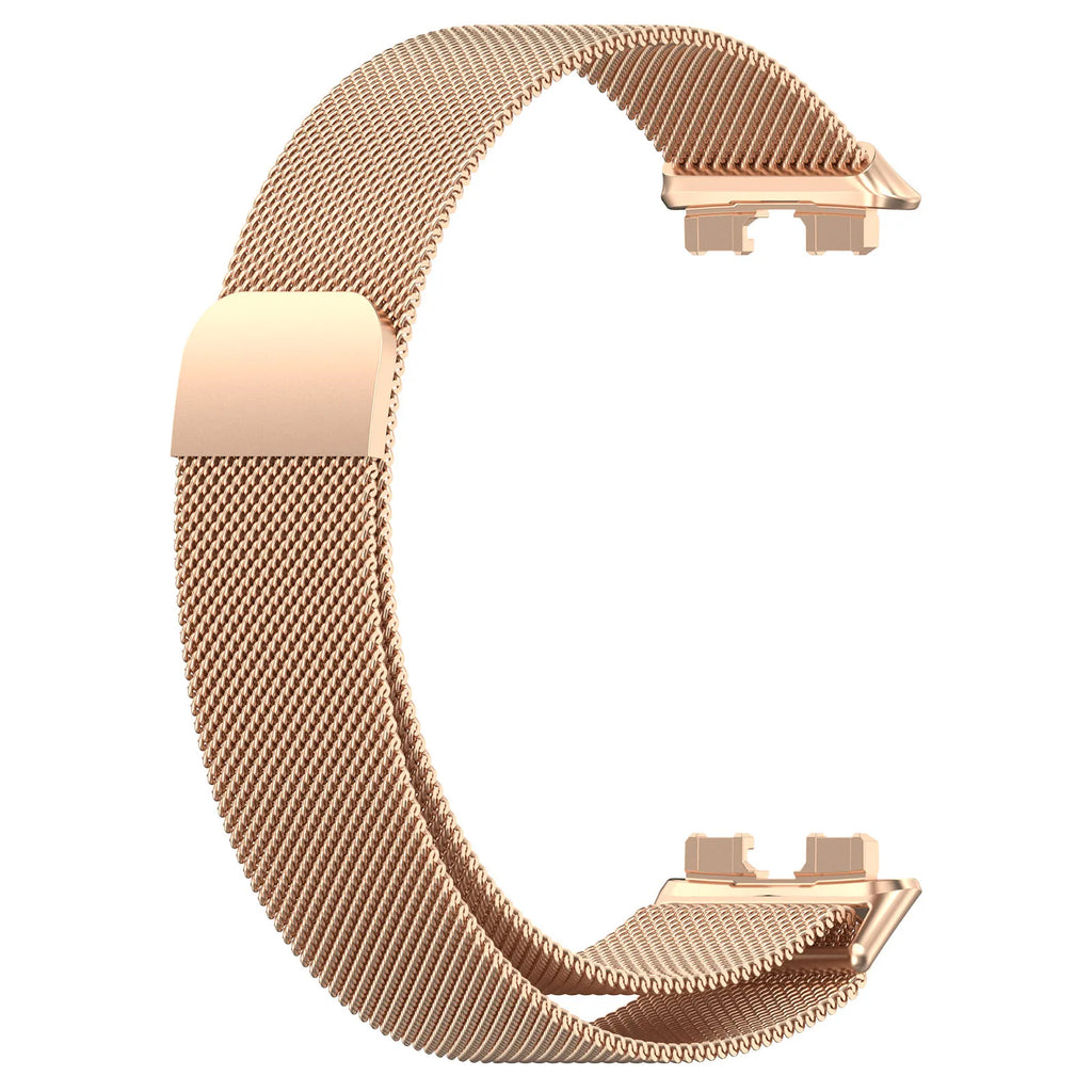 Milanese Loop Strap for Huawei Band 10 9 8 Magnetic Metal Stainless Steel Bracelet Wristband Huawei Band 11/11 Pro Accessories