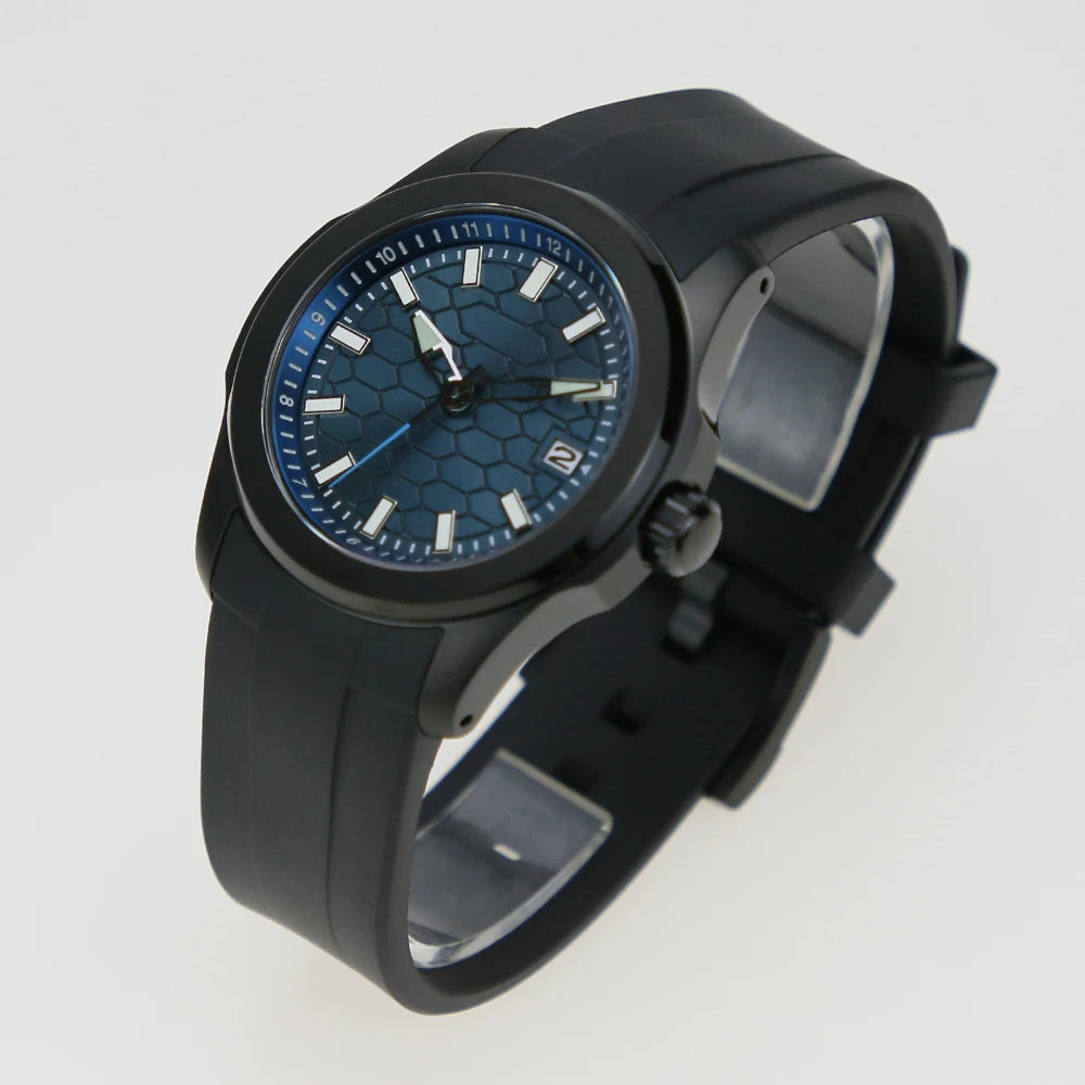 10ATM 41.5mm 316L Stainless Steel Fit Automatic NH35 NH36 NH38 NH70 Movement  28.5mm Dial Watch Case