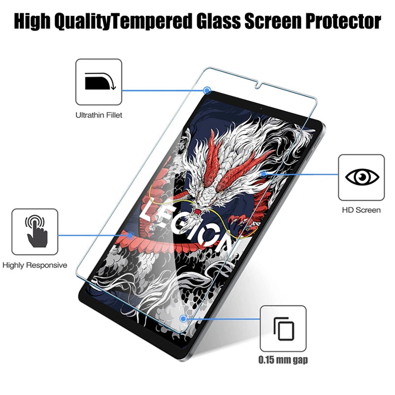 2PCS Tempered Glass for Lenovo Legion Y700 2025 8.8 inch Screen Protector for Legion Y700 3rd 2rd generation 2023 Film