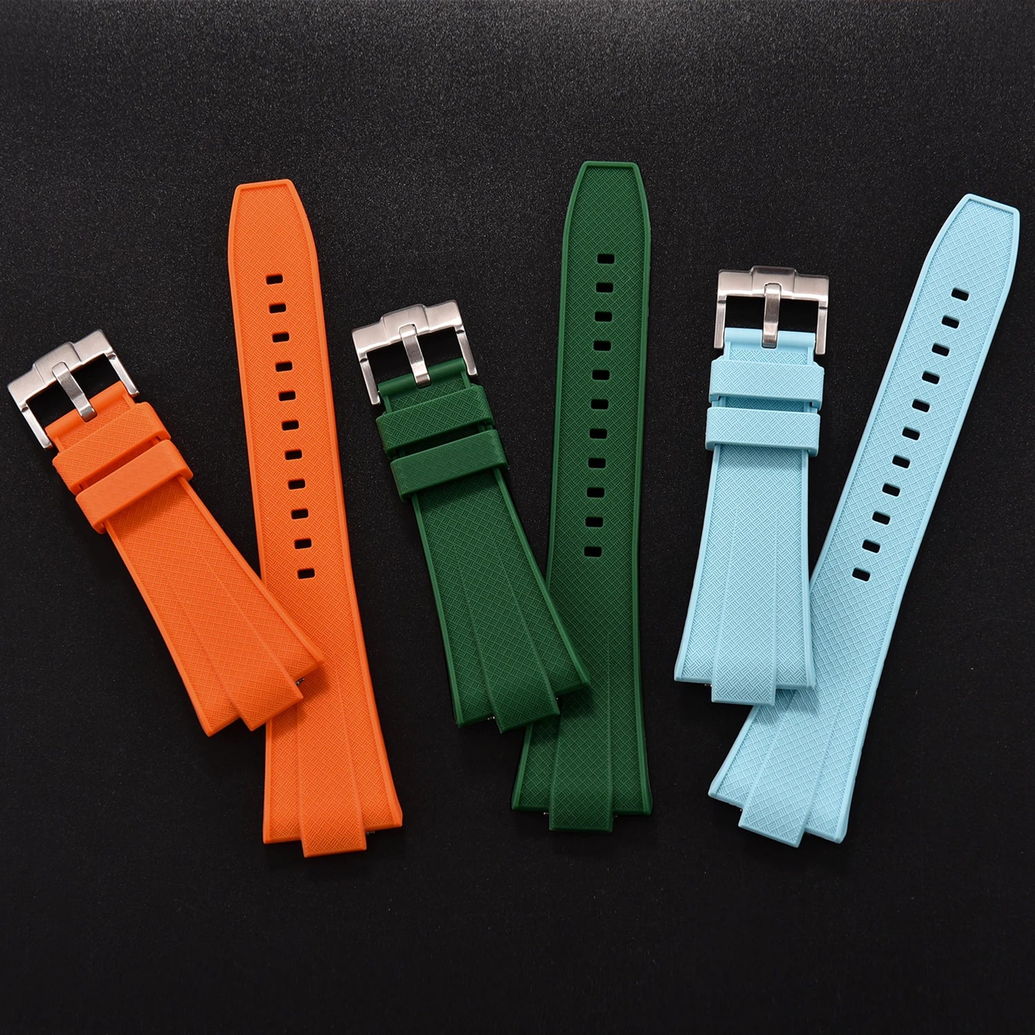 12mm Quick Release Silicone Strap For Tissot PRX T137.407/T137.410 Super Player 40mm Men Convex Rubber Durable Belts Watch Bands