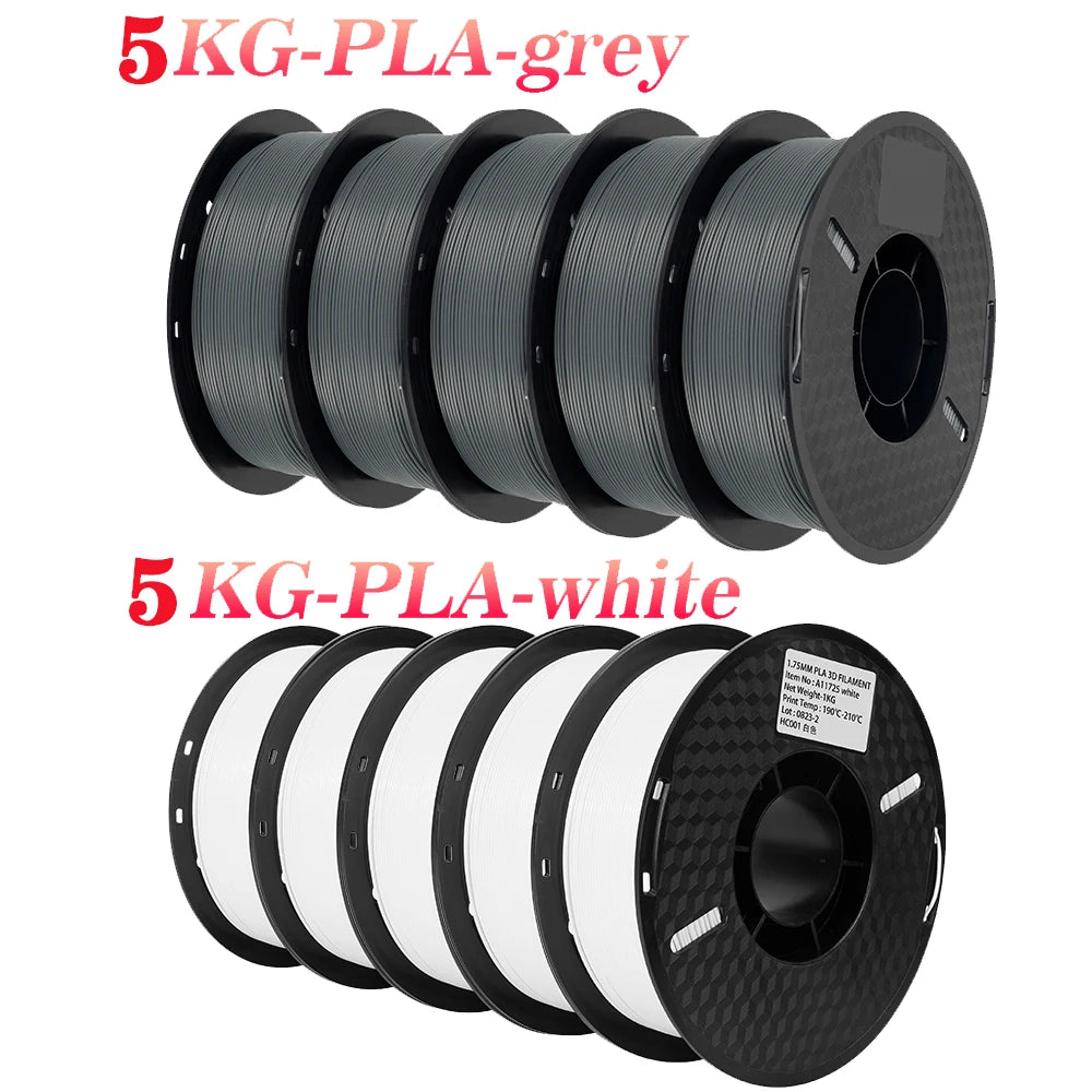 10KG/22LBS Mix Colors PLA TPU PETG filament 1kg 1 75mm For 3D Printer Material for 3D Printing filamento pla 3D Printer Filament