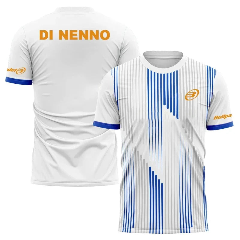 2026 Men's Quick Drying Padel T-Shirt Breathable Tennis Short Sleeve Tops World Padel Fans T Shirts Fitness Running Sportwear