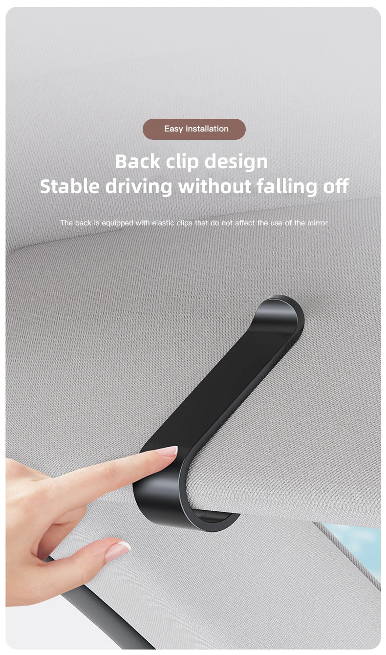 Car Sun Visor Glasses Clip Mirror Style Sunglasses Holder For Lincoln Continental MKZ Town-car Aviator Navigator MKX Car Gadgets