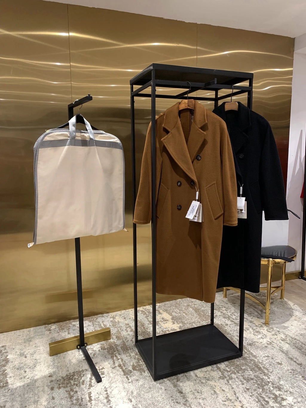 High-end Winter Cashmere Coat Women Camel Color Long Black Wool Coat Classic Double-breasted Lace-up Coat Gray Red Coat Female