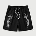 Men's Summer Drawstring Waist Print Versatile Casual Outdoor Travel Sports Shorts Outdoor Sports Leisure Fitness Shorts