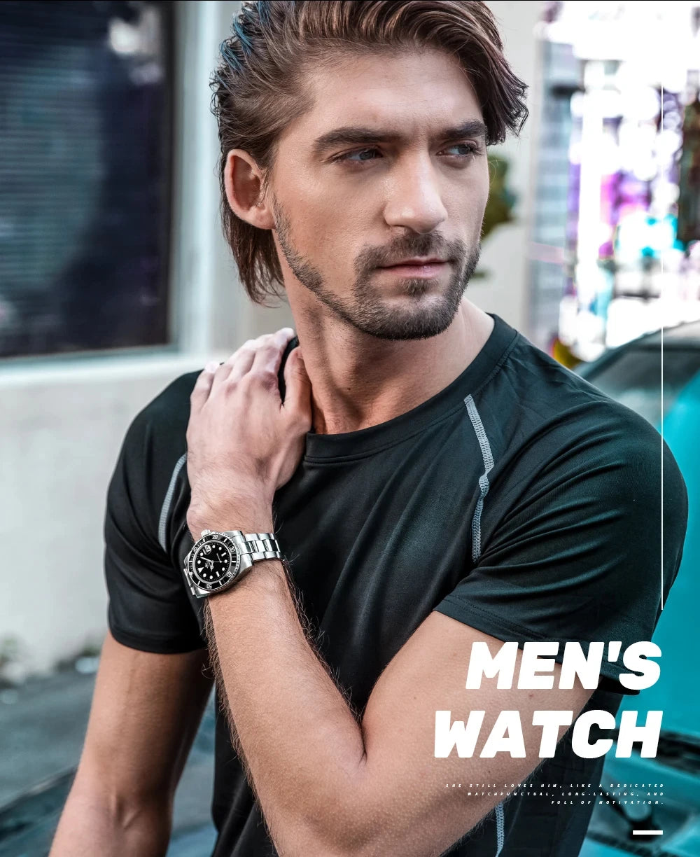 ADDIESDIVE 41mm Men's Diver Quartz Watch Domed Glass Ceramic Bezel Wristwatch Waterproof 200m Super Luminous Stainless Watches