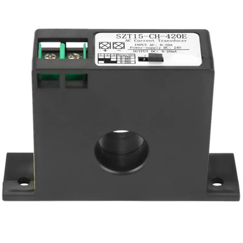 SZT15-CH-420E  AC Current Transmitter Output Analog Current Signal Isolation Hall Sensor AC 0-10/20/50A output DC4-20mA  convert