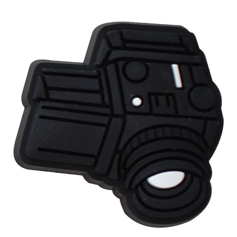 Shoe Charms for Crocs Accessories Camera Badge Women Sandals Buckle Kids Pins Decoration Jeans Party Favors Shoes Accessories