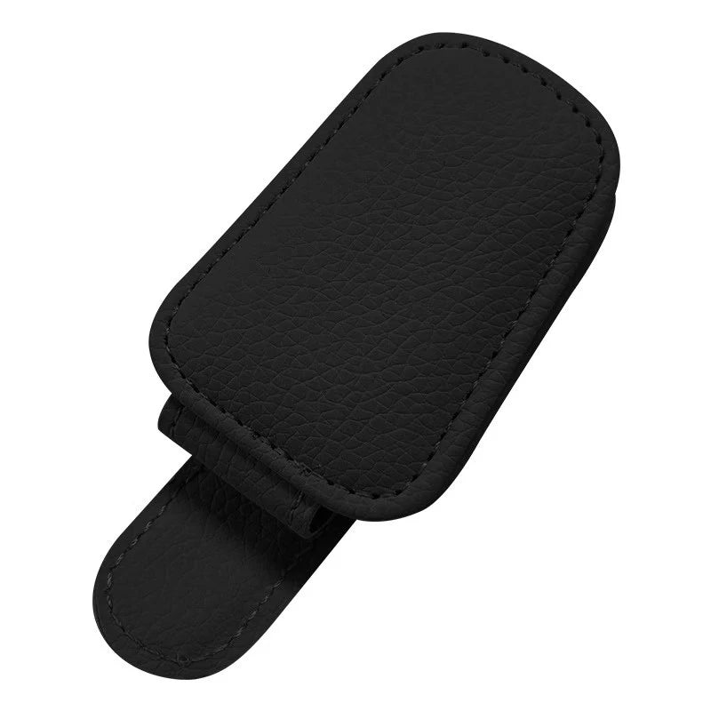 SEAMETAL Car Glasses Clip Sun Visor Sunglasses Holder Card Ticket Bracket Magnetic Suction Storage Clips For Eyeglasses Hanger