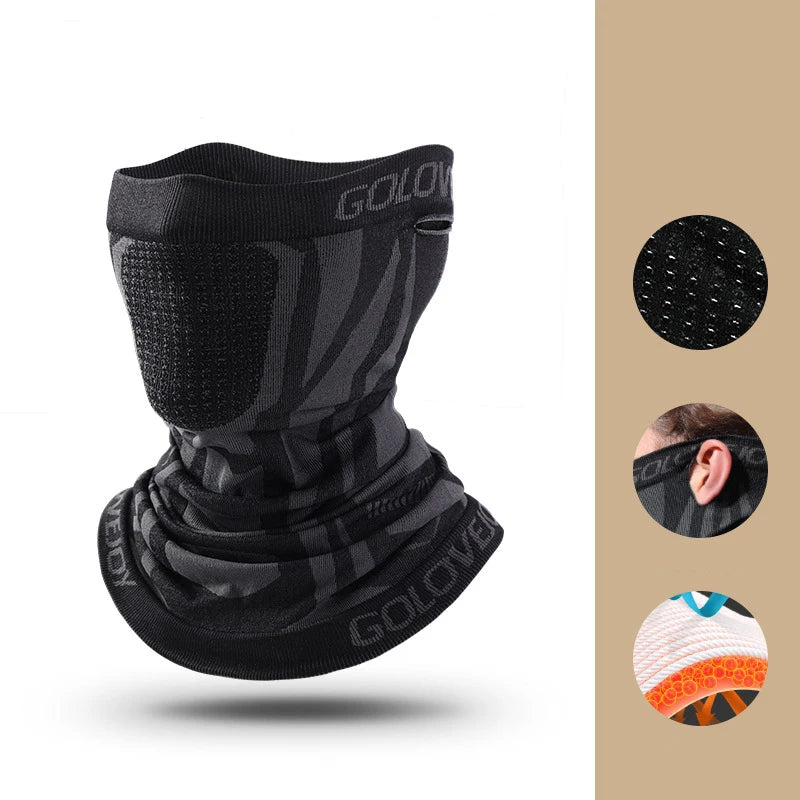 Motorcycle Mask Winter Half Face Mask Windproof Cycling Snowboard Ski Hiking Masks Sport Scarf Neck Gaiter Warm Bicycle Mask