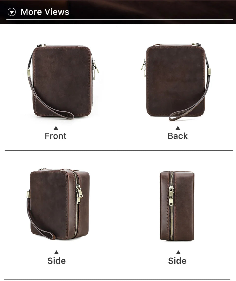 Genuine Leather Jewelry Storage Box Organizer for Watch Sunglasses Cufflink Earrings Ring Display Jewelry Case