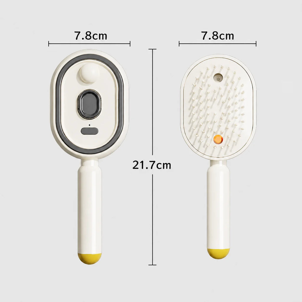 Electric Spray & Massage Hair Brush, Electric Steaming Massage Hair Care Brush, for Hair for Reduce Frizz, Nourishes Hairs