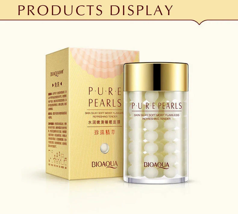 1pc BIOAQUA Pure Pearl Face Cream Moisturizing Skin Firming Hydrating Facial Cream Beauty Health Skin Care