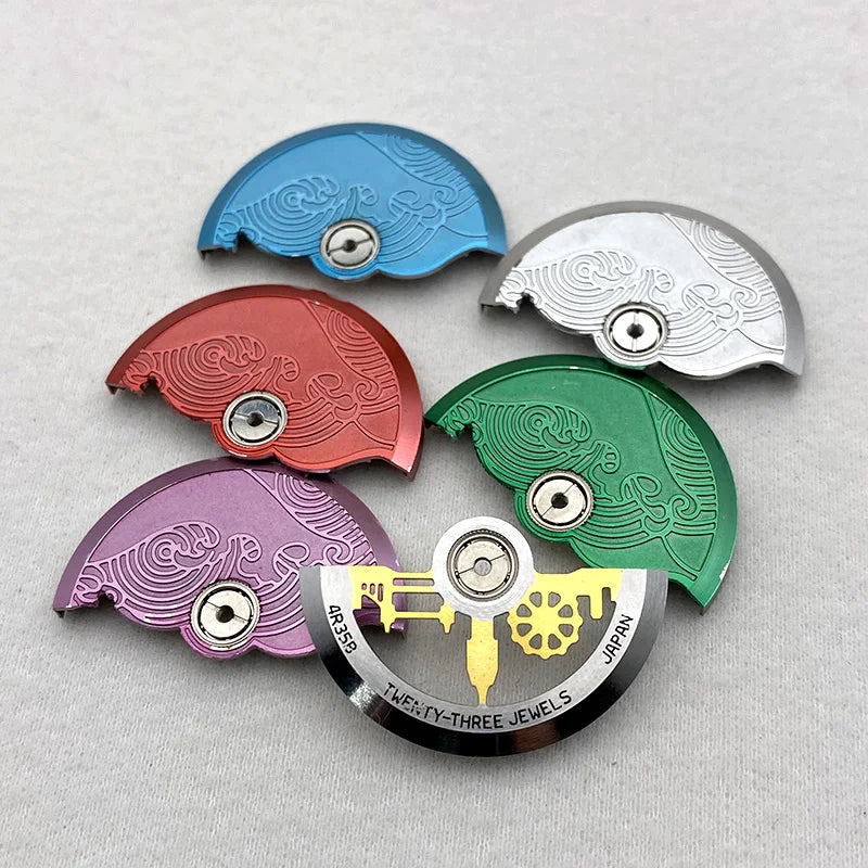 Mod Oscillating Weight Modified Automatic Hammer Rotors Fits NH34 NH35 NH36 NH34 NH38 NH70 NE Movements Watch Parts Accessories