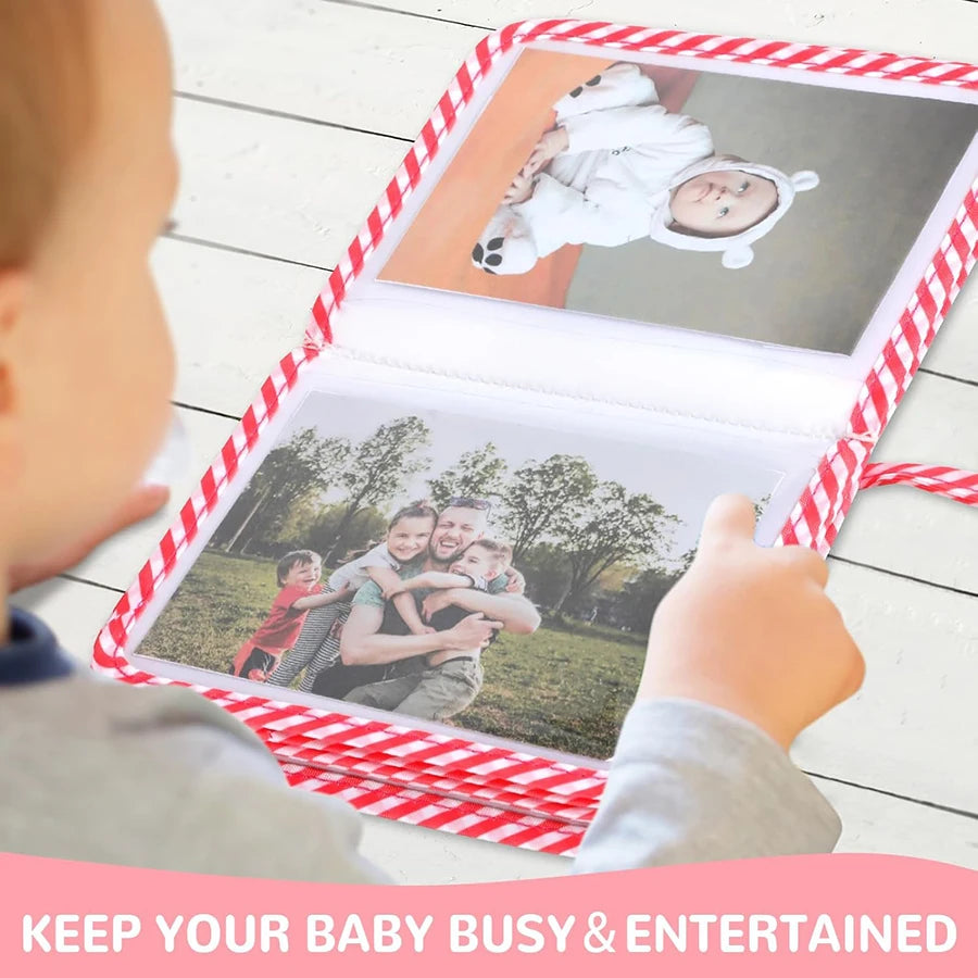 Baby Photo Album First Year Baby Photo Book Growth Babies Albums Shower Guest Diy Giraffe Photography Album with Family record