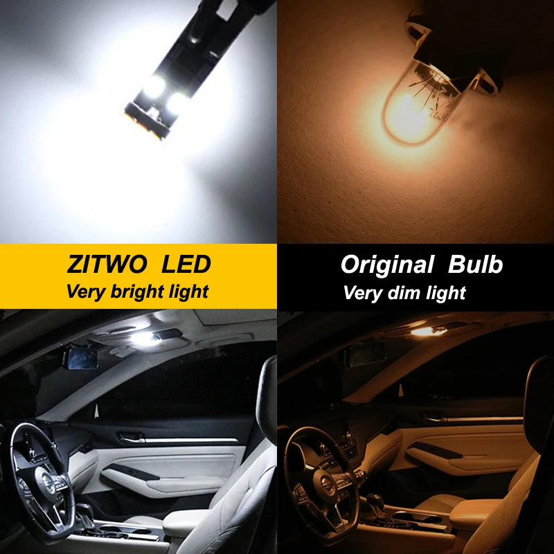 ZITWO LED Interior Light License Plate Lamp  Kit For Subaru XV Crosstrek 2013- 2017 2018 2019 2020 2021 2022 2023 Accessories