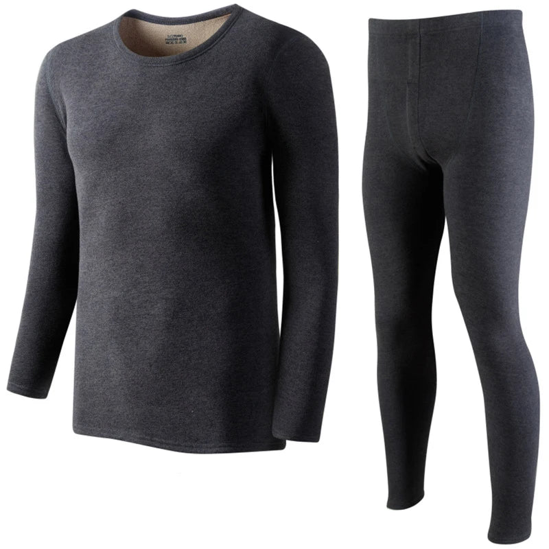 Winter Thermal Underwear Set Men Women Thickened Keep Warm for Cold Weather Long Sleeve Thermos Underwear Bottoming Top Pants