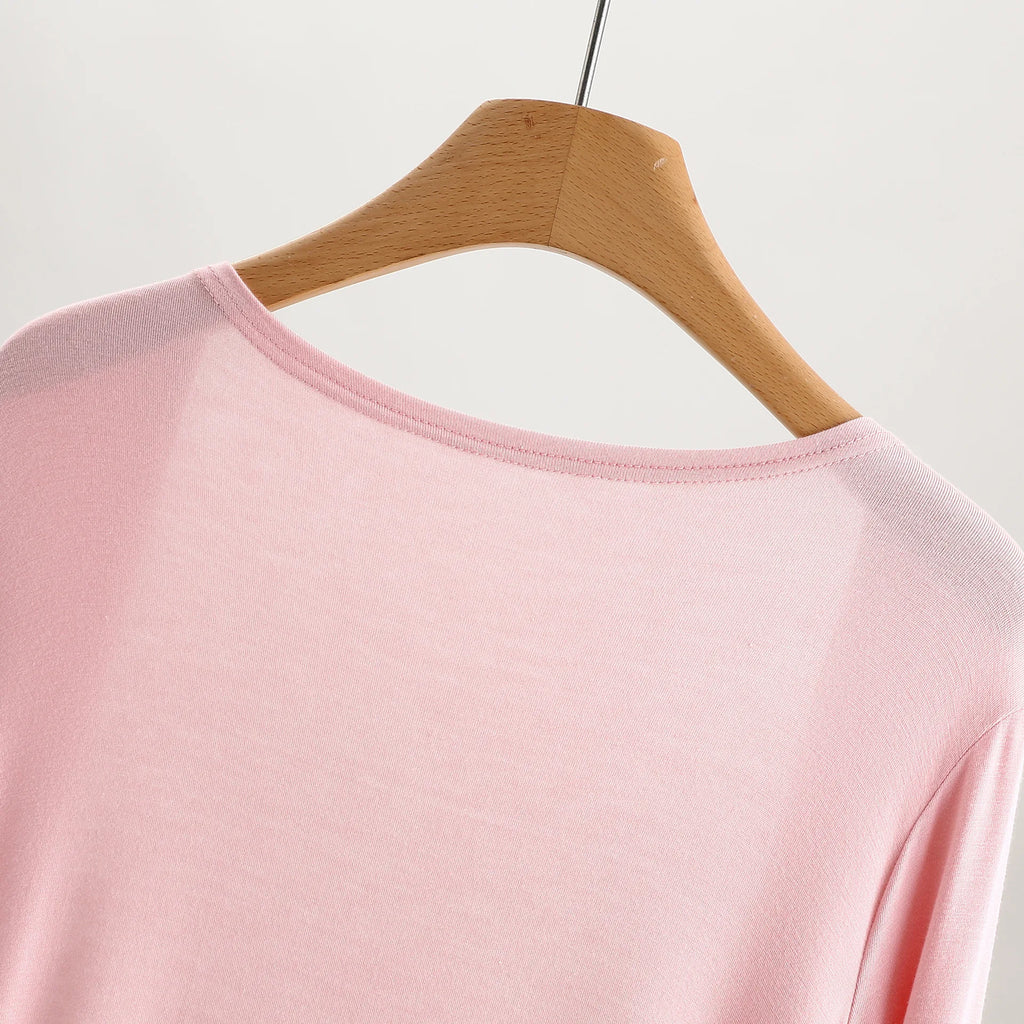 Women's Clothing Autumn Summer Cardigan Extended Modal Shawl Sunscreen Coat Air Conditioning Shirt Long Sleeve Thin Coat Sweater