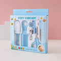 6pcs/Set Baby Cleaning Kit Care Product Set For Nails And Hair, Including Beauty Brush Comb And Nail Clipper Set For Home Use