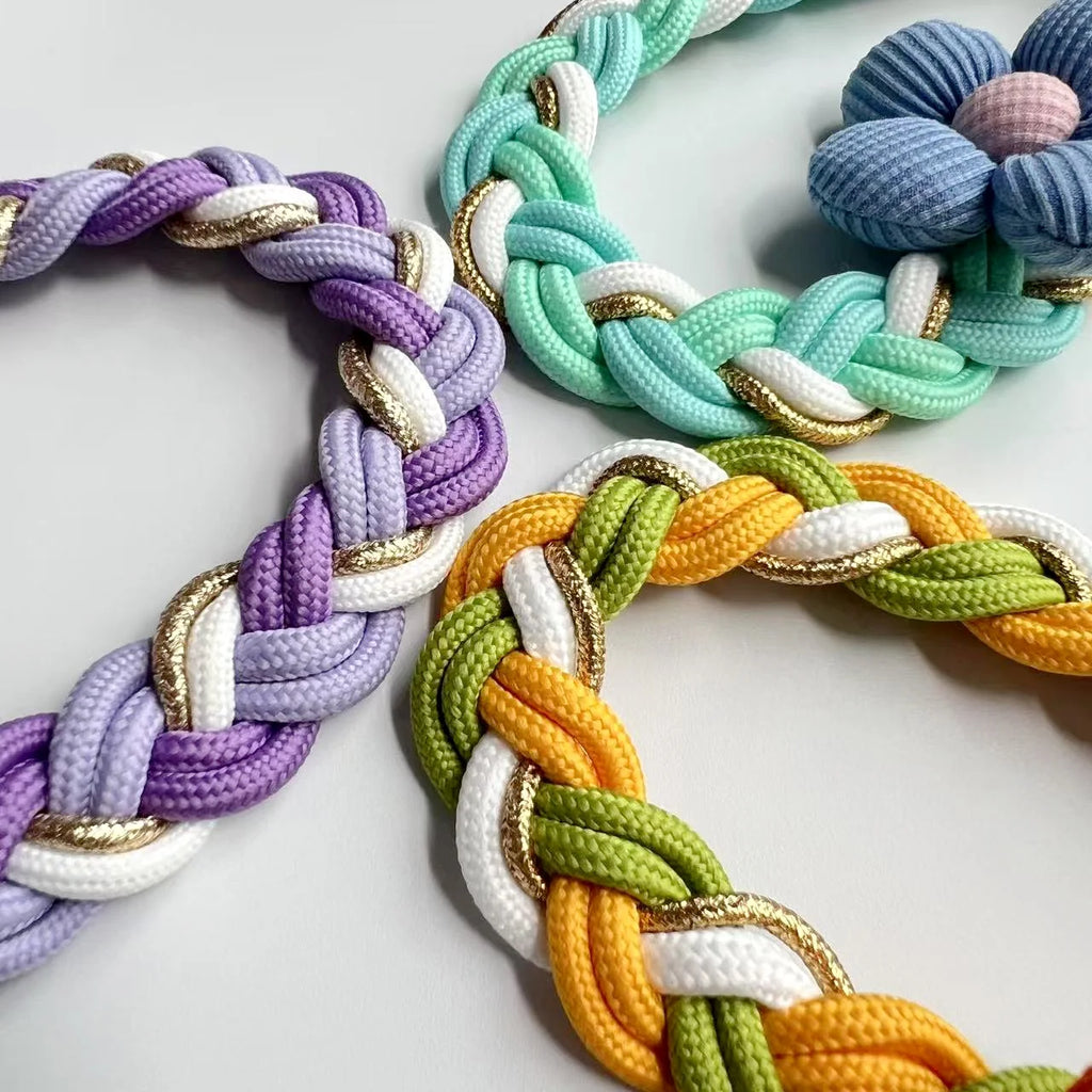 Newly Upgraded Braided Phone Lanyard - Thick & Durable Short Rope, Universal Fit, Anti-Lost, Easy to Hold