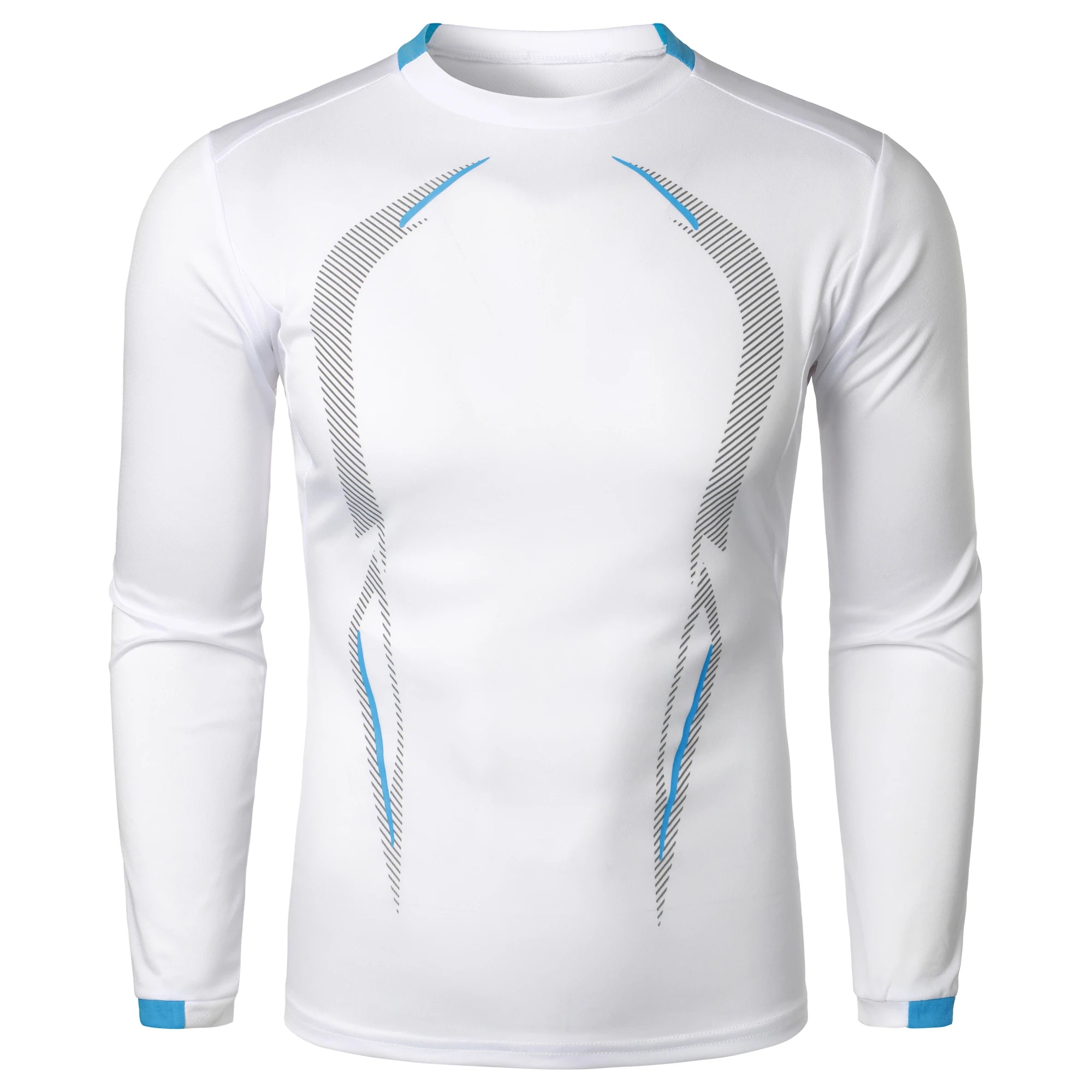 Summer men's fitness sports training Breathable short sleeve quick drying clothes men's sports fashion long sleeve T-shirt