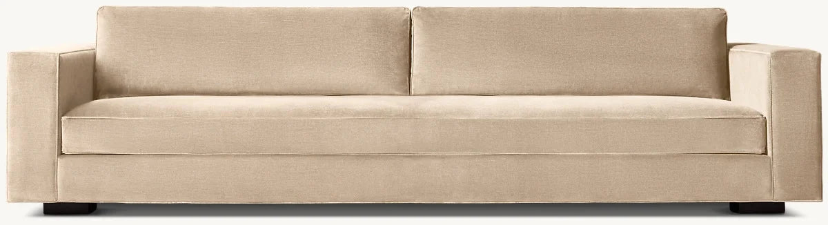 Luxury Hotel Indoor Furniture Hand Assembled Velvet Upholstery Living Room Bedroom Bench-seat Sofa