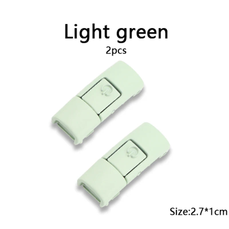 New Colorful Metal Shoelace Clip Press buckle Shoelaces Press Lock Shoes Accessories AF1 Sneakers Kits Metal Laces Tip