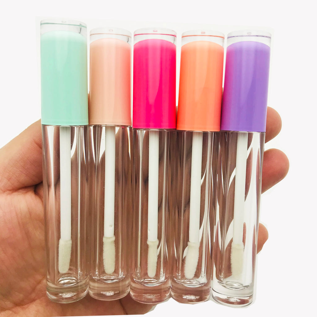 5ML Empty Lip Gloss Tubes Clear Lip Balm Bottle Lipstick Cosmetics Packinkg Container