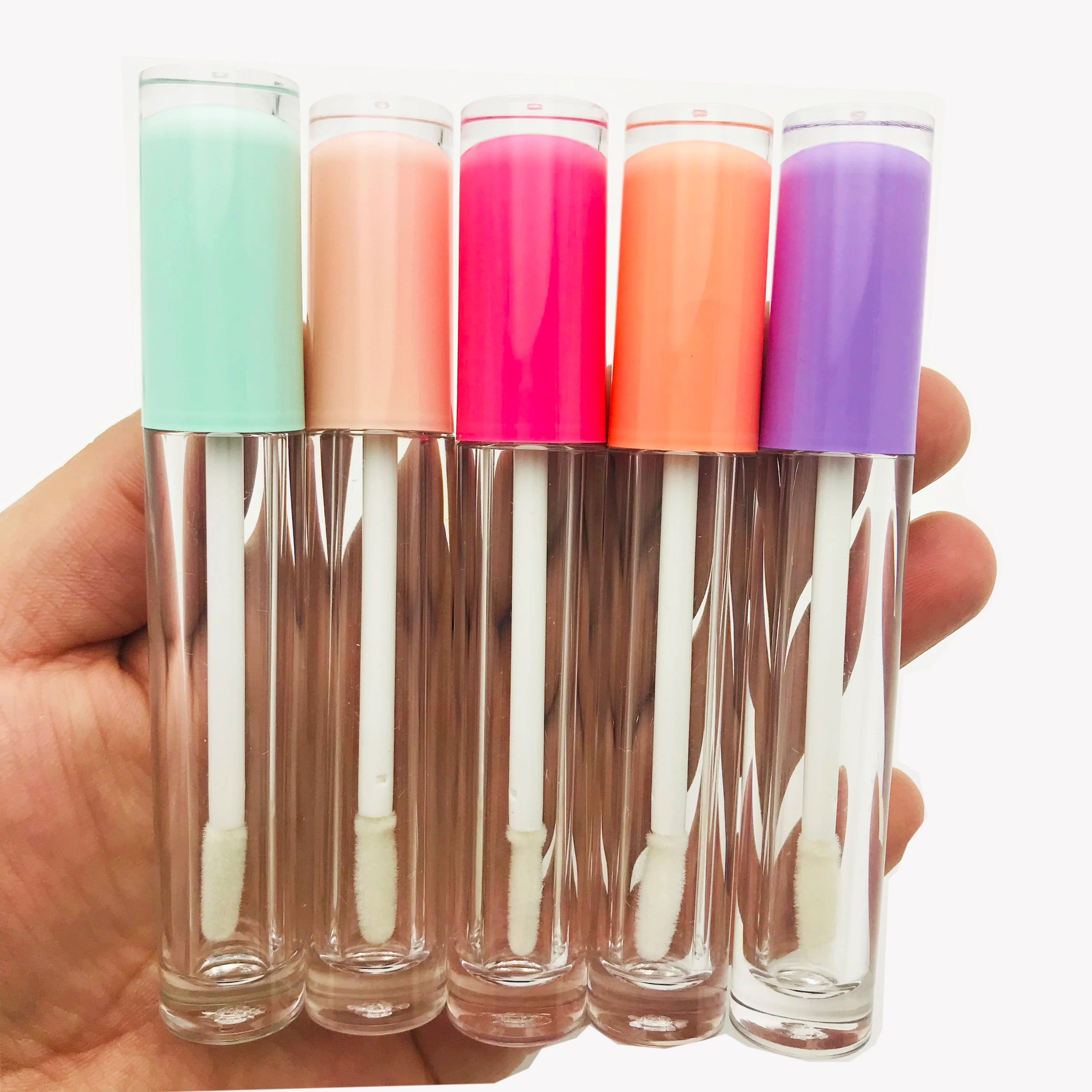 5ML Empty Lip Gloss Tubes Clear Lip Balm Bottle Lipstick Cosmetics Packinkg Container
