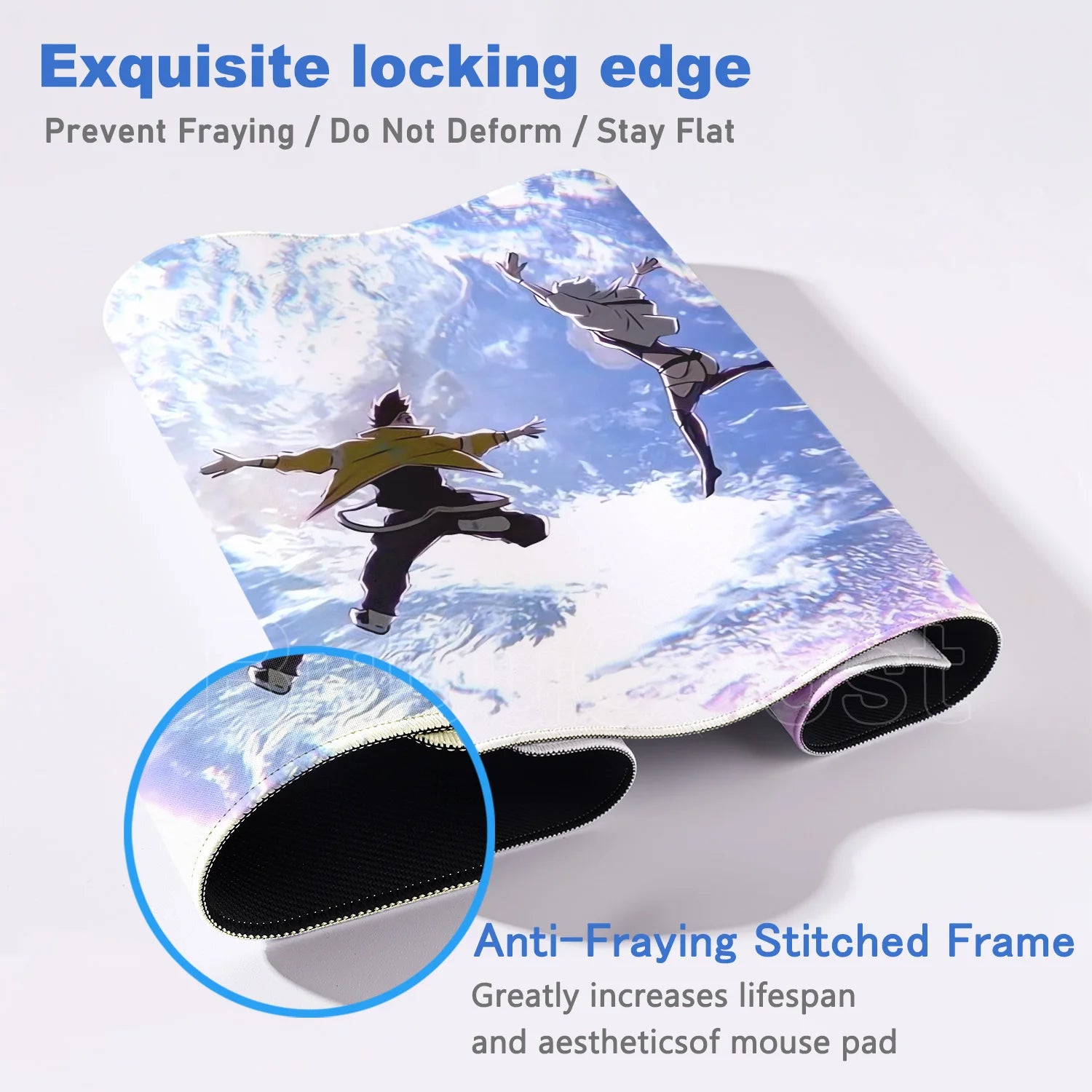 HD Printing New Wallpaper C_cyberpunk E_edgerunners Mouse Pad Non-slip Mousepad Computer Gamer LockEdge Desk Mat PC Keyboard Mat