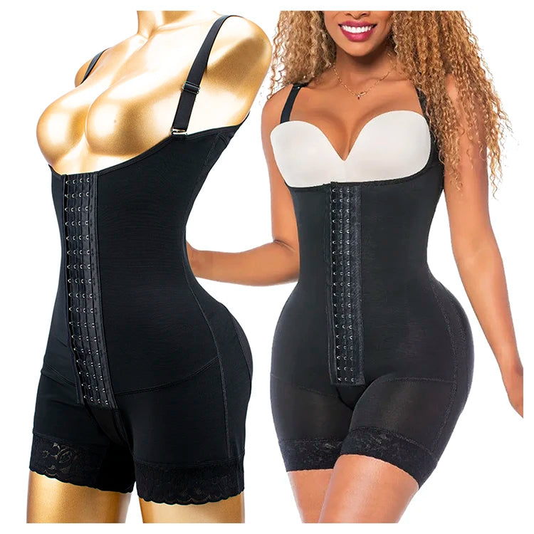 Abdomen Control Girdles Shapers Colombian Faja Body Slimming Corset Flat Tummy Sheath Carving Woman Suspenders Female Shapewear