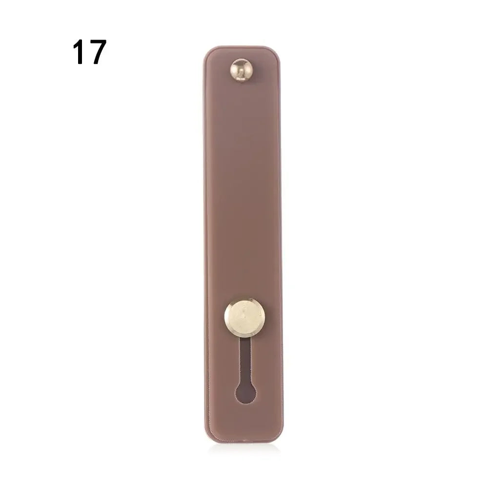 Fashion Phone Holder  Silicone Phone Hand Band Holder Finger Ring Push Pull Grip Stand Candy Color Bracket