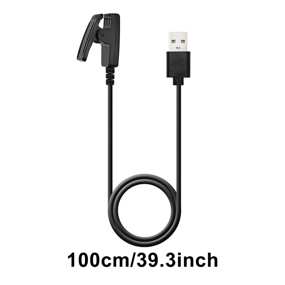 Universal Charging Cable Clip for Garmin 4-Pin Smart Watch Vivomove Trend Lily 2 Forerunner Approach ForeAthlete 735XT Series