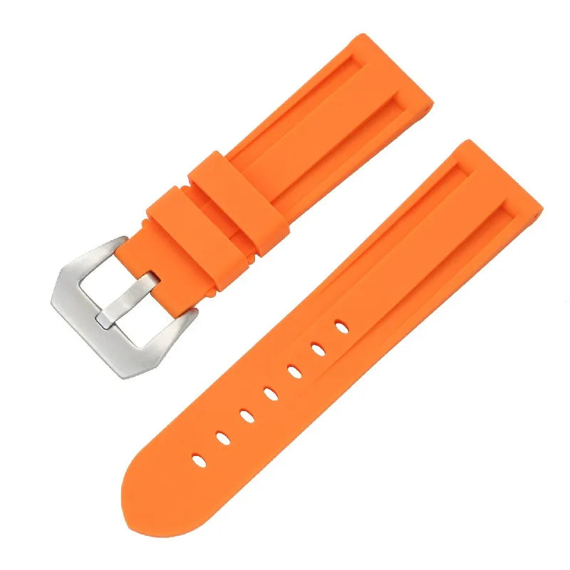 Thick Rubber Watch Band 20mm 22mm 24mm 26mm Camouflage Replacement Silicone Wrist Belt Bracelet Soft Camo Watch Strap