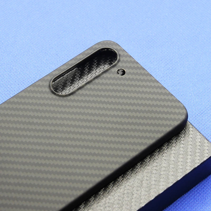 Case for Samsung Galaxy S23 S23+ Plus 600D Real Carbon Fiber Aramid Cell Mobile Phone Protective Cover Protection Shell