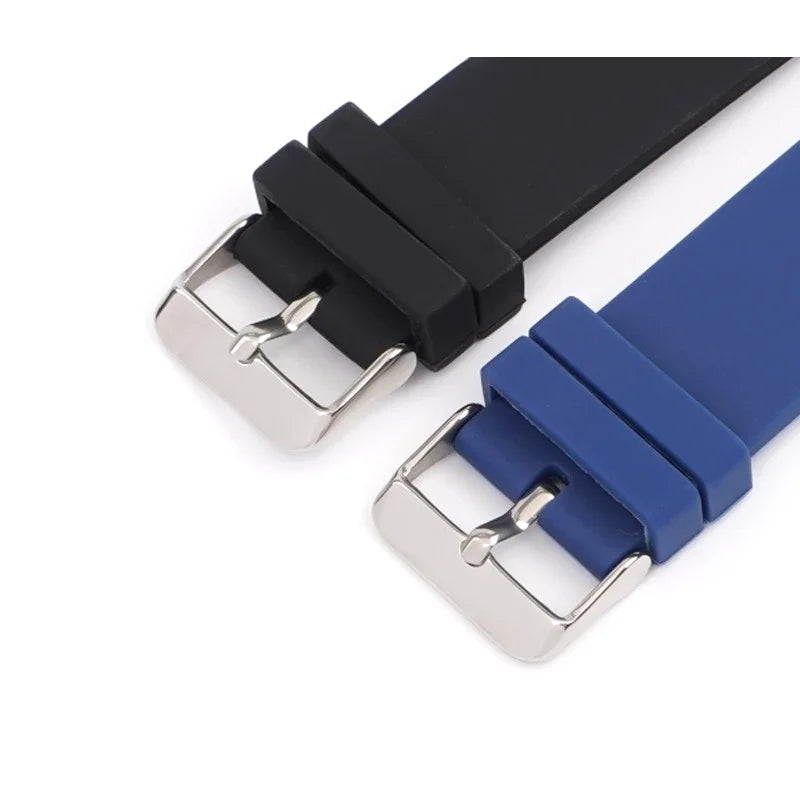 12mm 14mm 16mm 18mm 20mm 22mm 24mm Silicone Strap for Omega Soft Rubber Band Candy Color Men Women Replace Bracelet Accessories