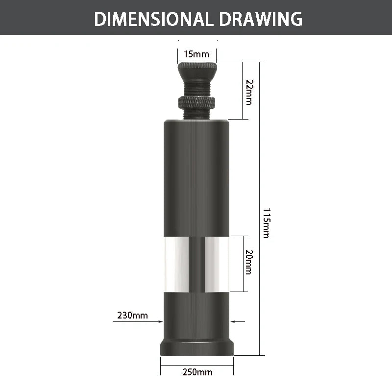 Fish tank feeder handheld finger pressure aluminum alloy fish DIY  feeder mini small batch fish feeder quantitative feeder