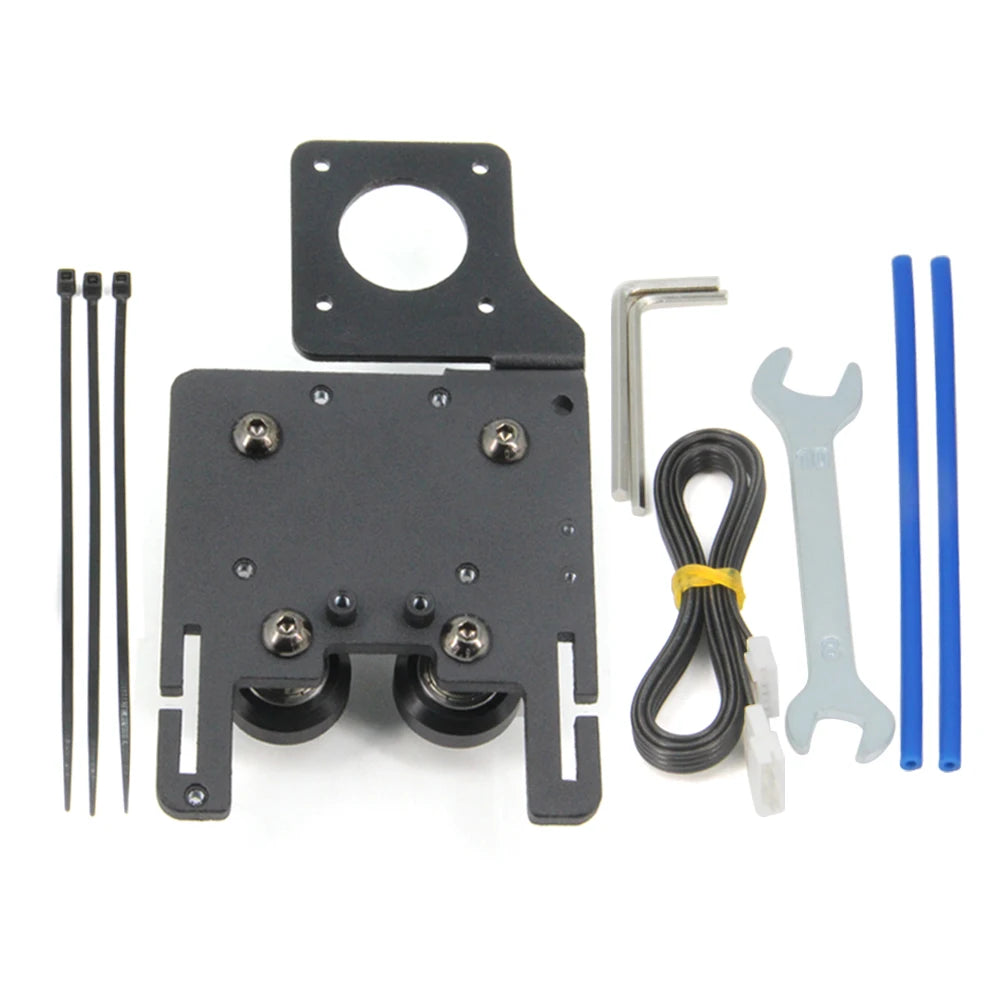 Ender 6 Direct Drive Upgrade Kit Aluminum Alloy Plate with 4pcs Pulleys Kit, Easy Print TPU Flexible Filament Only for Ender 6