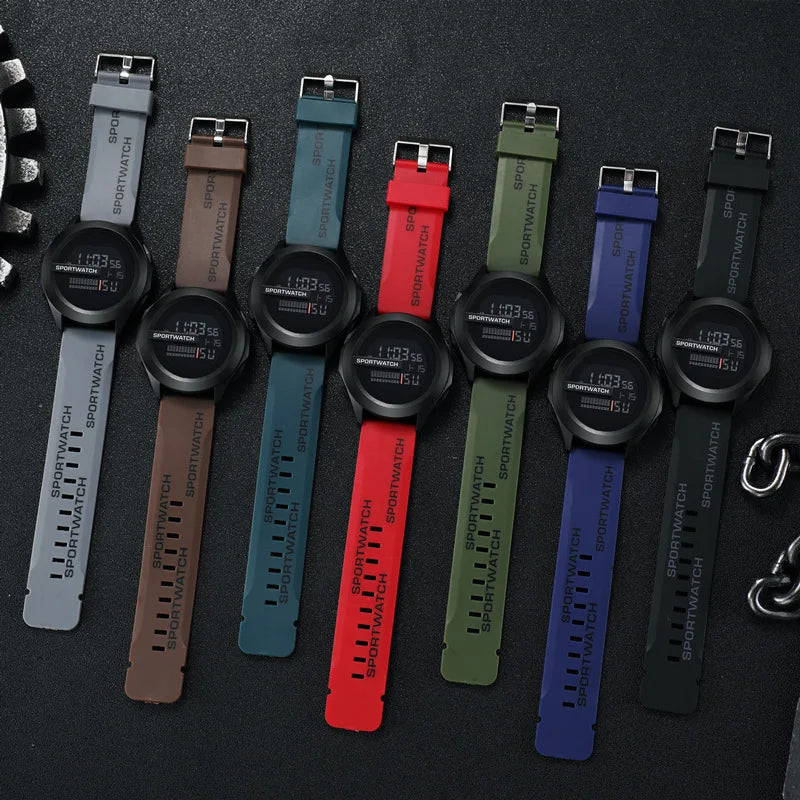 Men's Sports Watches Alarm Clock Multifunction Men LED Digital Watch Waterproof Fitness Sport Electronic Watch for Male Clock